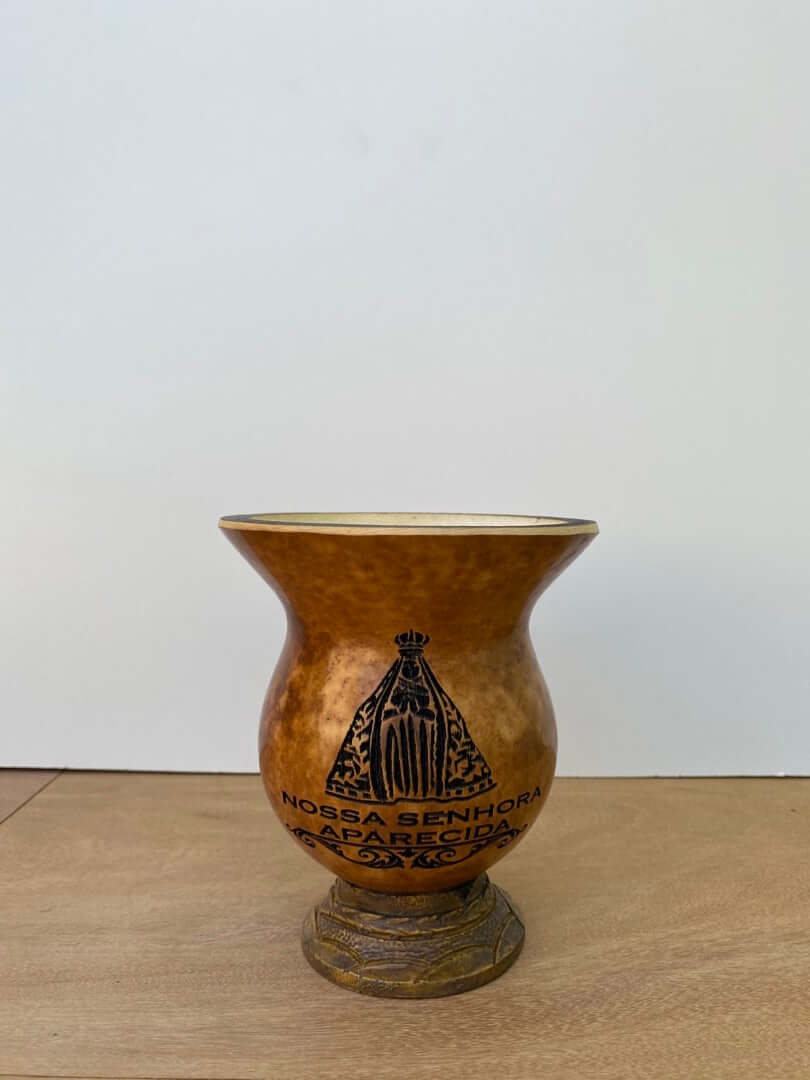 Cuia de Chimarrão Tradicional - Nossa Senhora Aparecida