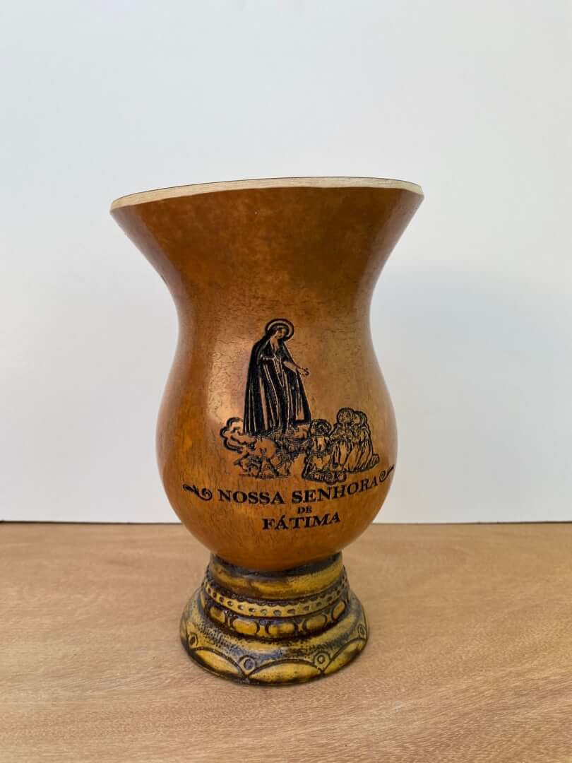 Cuia de Chimarrão Tradicional - Nossa Senhora de Fátima