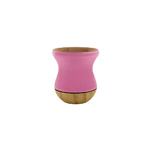 Cuia Madeira Pinhão Premium Preta 11/13 cm Alt. Aprox.