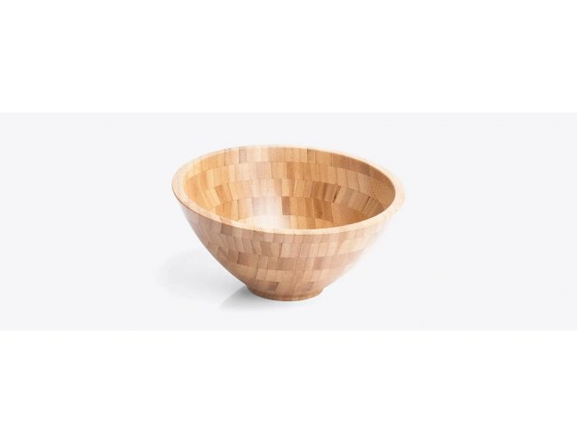 Cumbuca Em Bambu Redonda De 2,2L