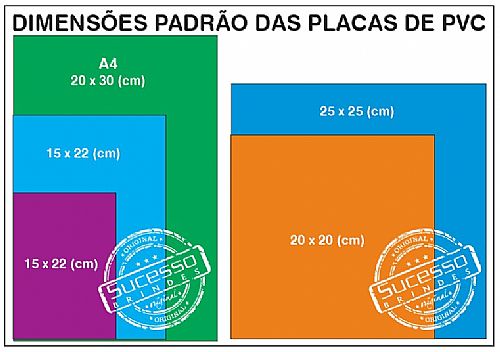 Placas de PVC Personalizada — foto 2
