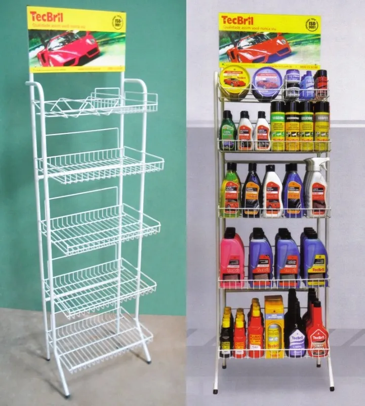 Display aramado de chão