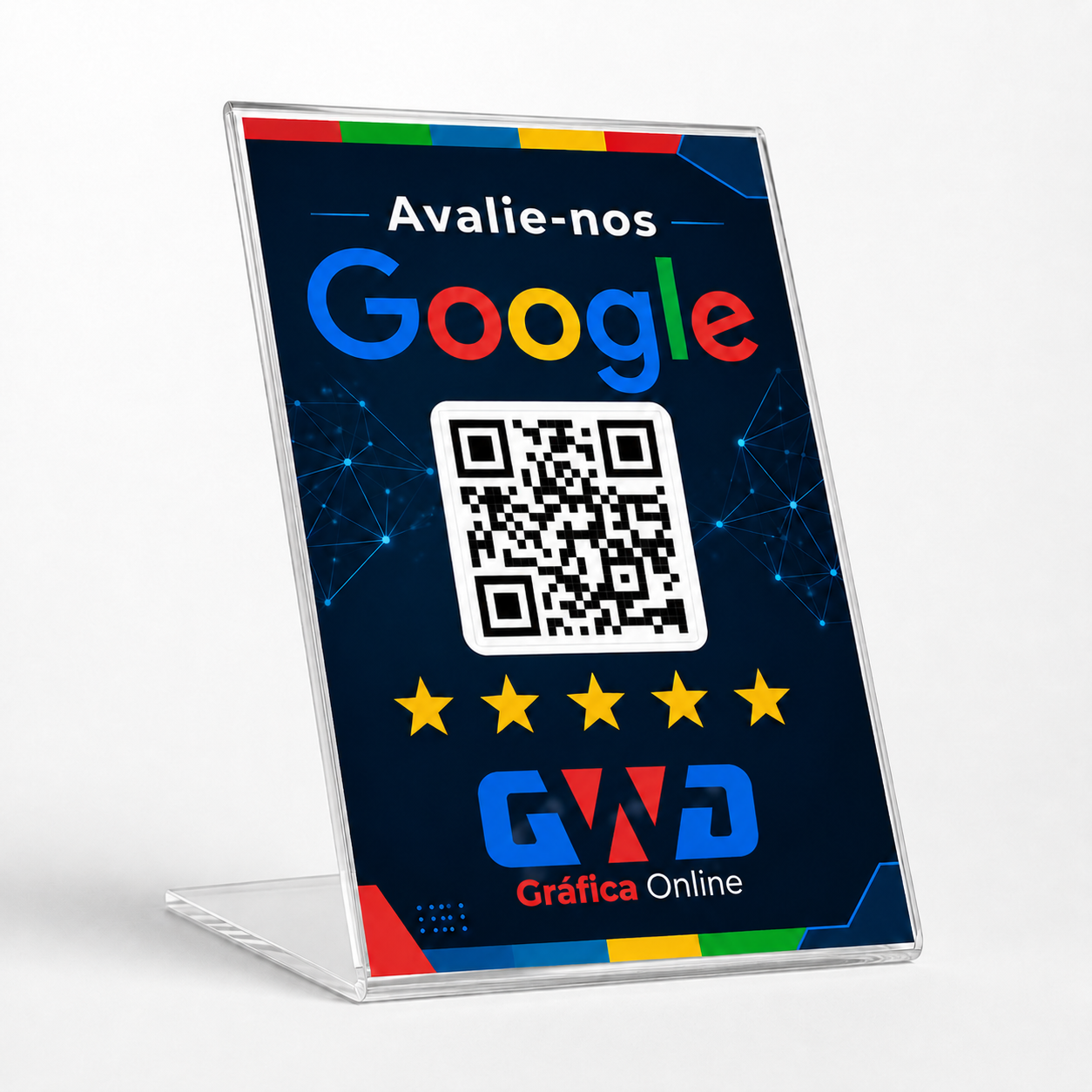 Display de Acrílico em L A5