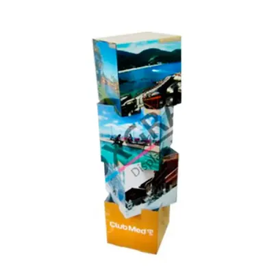 Display de Chao Com 4 Cubos