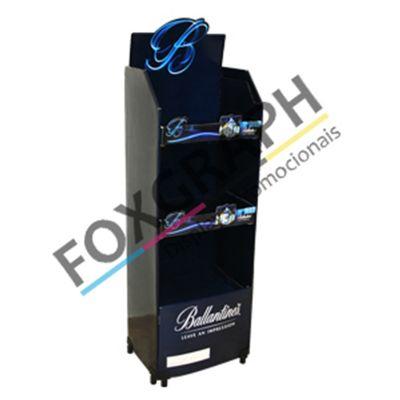 Display de Chao Com Prateleiras Personalizado