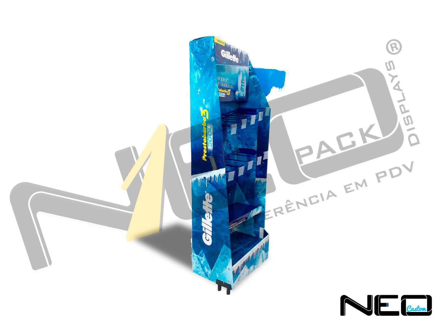 Display de Chão Gillette
