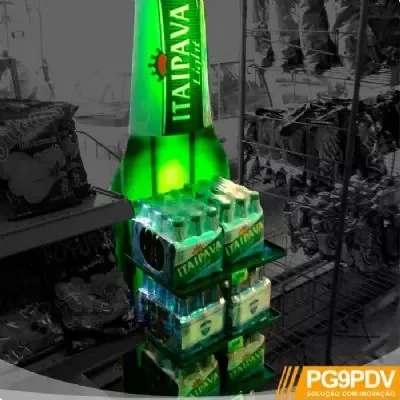 Display de Chao Metal Itaipava