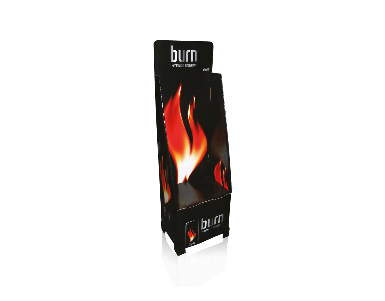 Display de Papelão Chão Cargo Burn