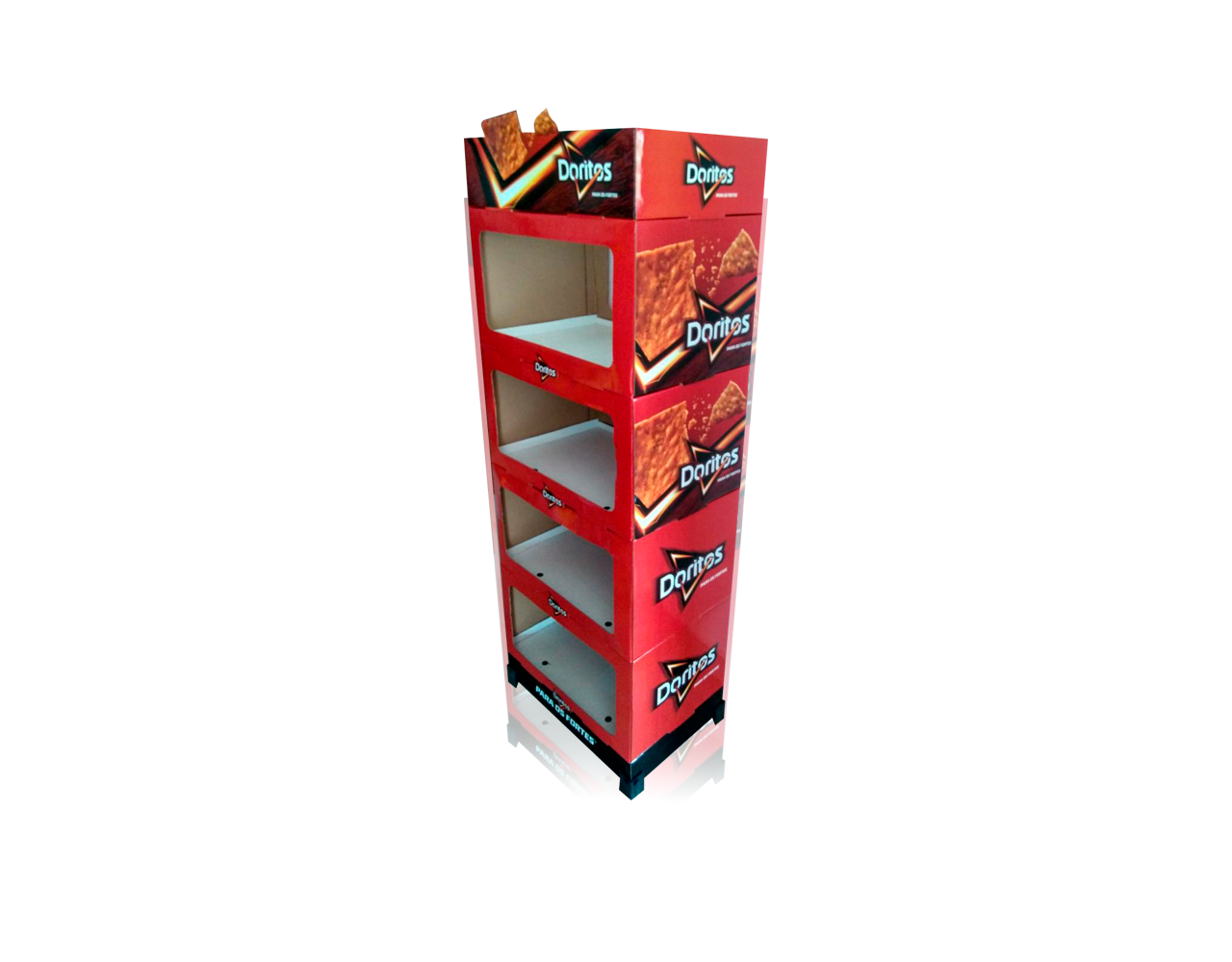 Display de Papelão Chão Cargo Doritos