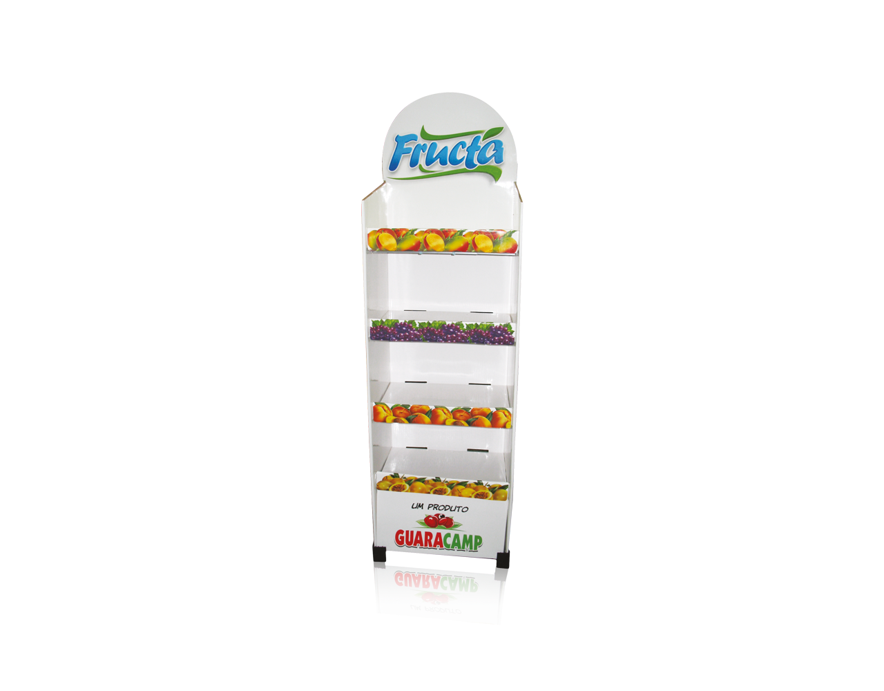 Display de Papelão Chão Cargo Fructa