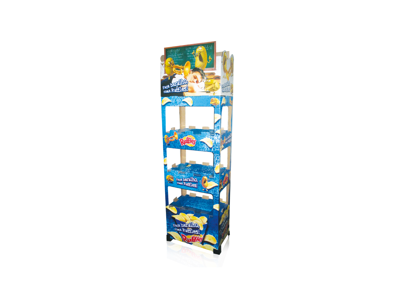 Display de Papelão Chão Cargo Ruffles