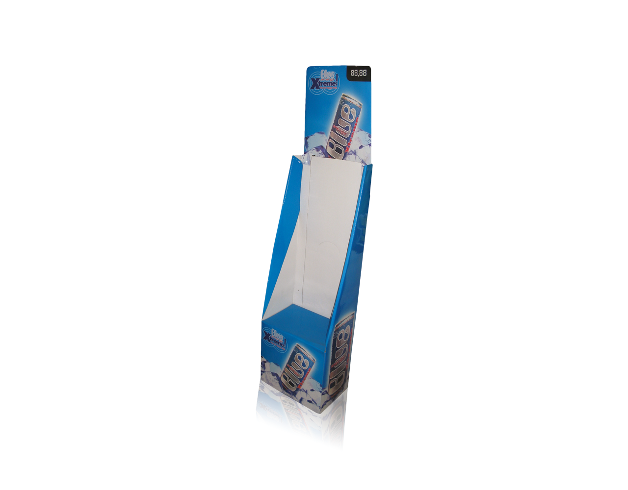Display de Papelão Expositor Blue