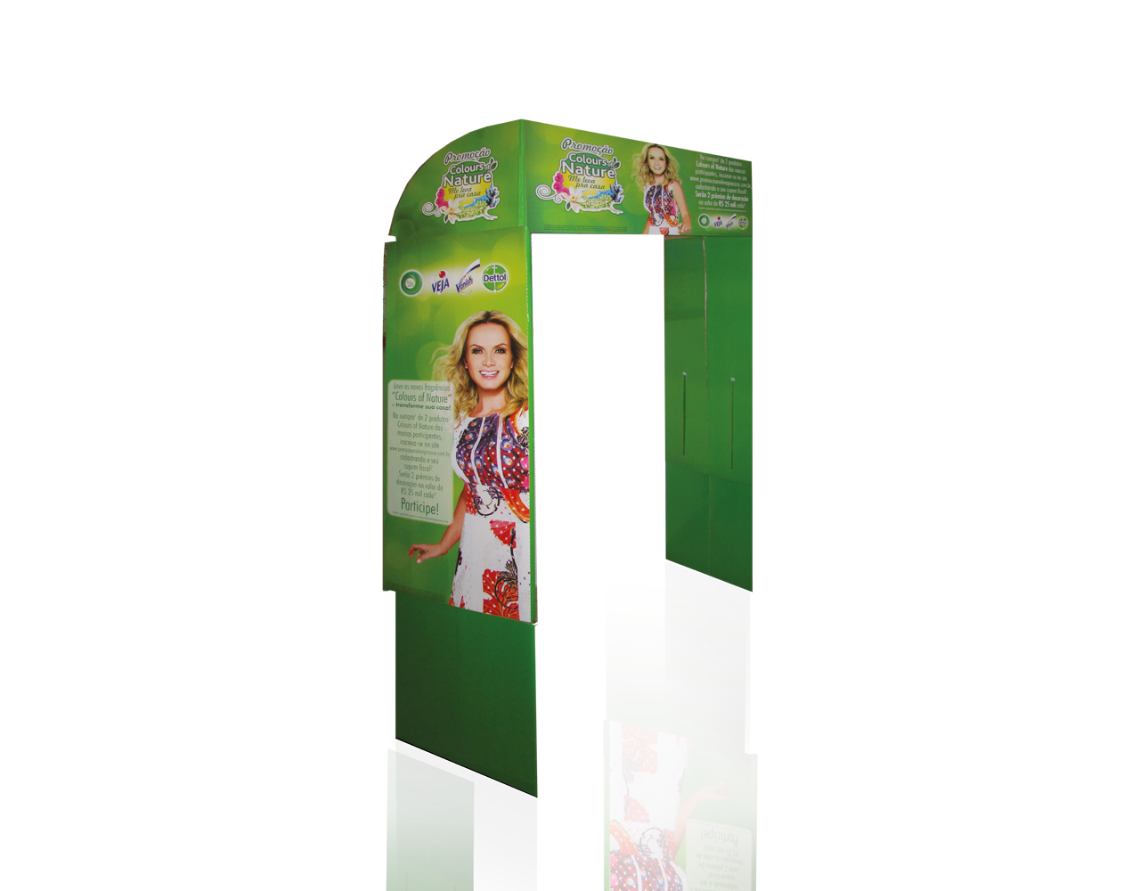 Display de Papelão Ponta de Gondola Veja