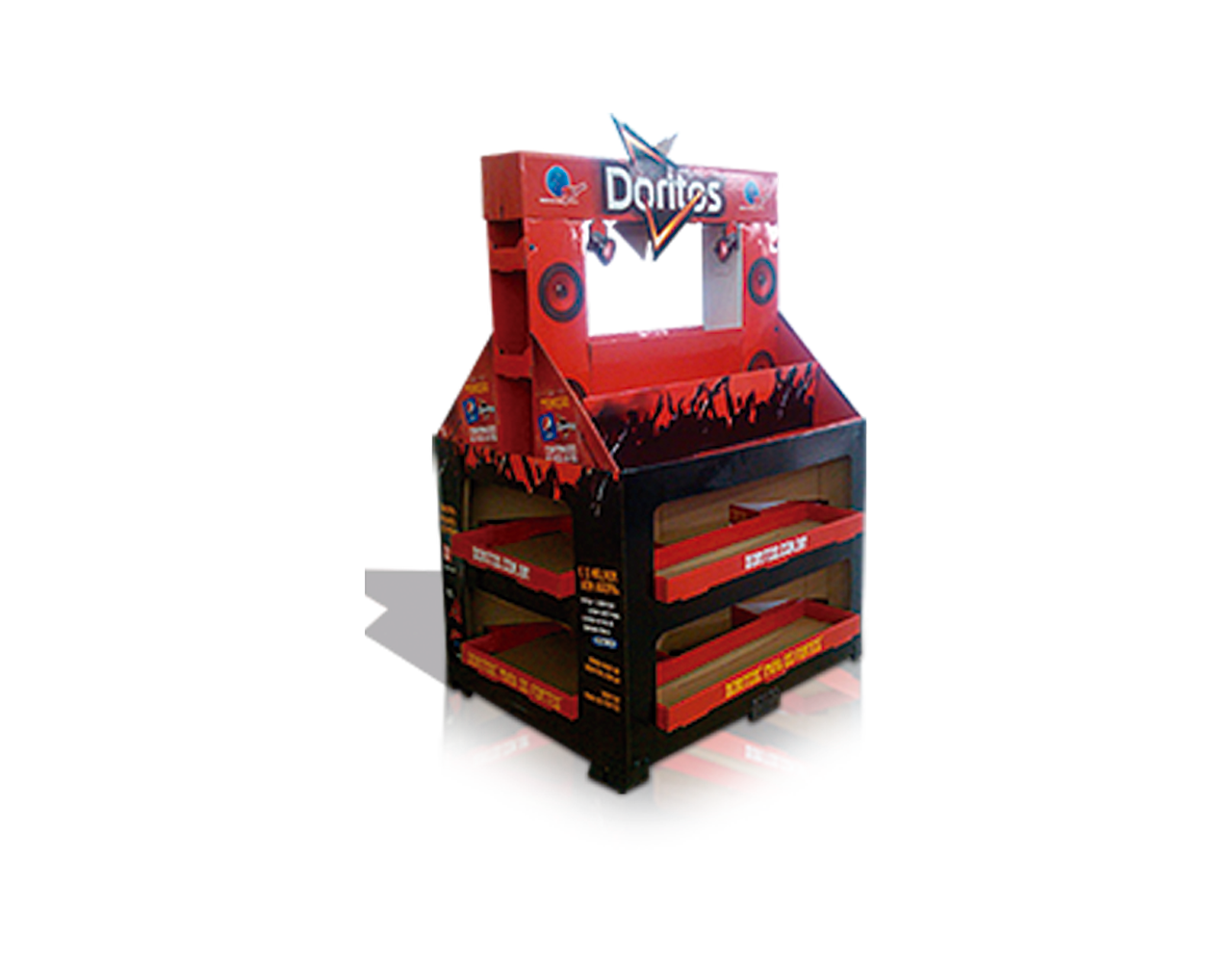 Display de Papelão Projeto Especial Doritos