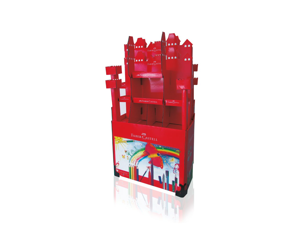 Display de Papelão Projeto Especial Faber Castell