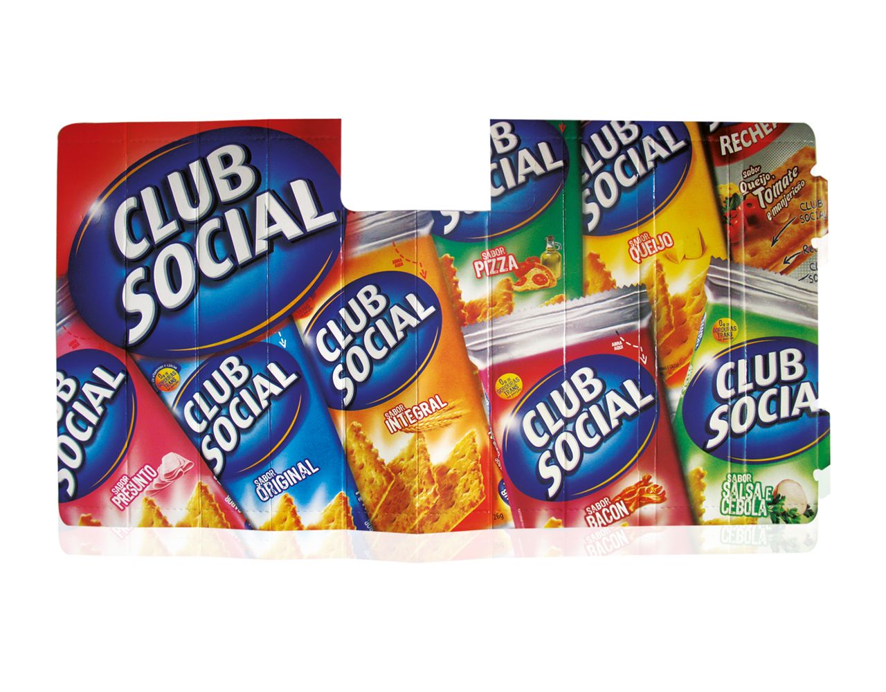 Display de Papelão Tapa Sol Clube Social