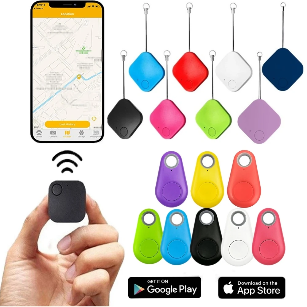 Dispositivo Mini de Rastreamento Bluetooth para Localização de Chaves, Crianças e Animais de Estimação