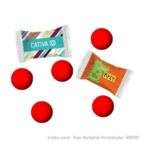 Drops Mastigaveis Personalizados