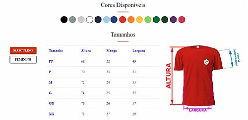 Camiseta Tradicional Personalizada com fio penteado — foto 2