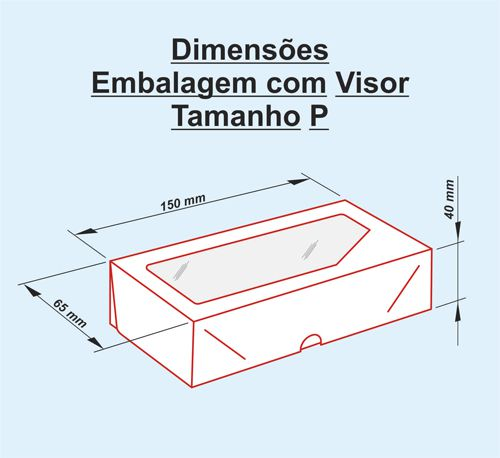 Embalagem para Sushi c/ visor Personalizada — foto 5