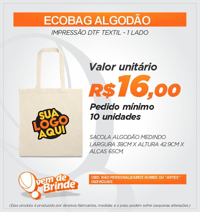 Ecobag Algodão
