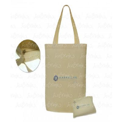Ecobag algodão dobrável