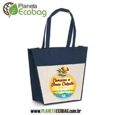 Ecobag nylon 600 com bolso