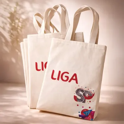 Ecobag personalizada em algodao cru. 30x40