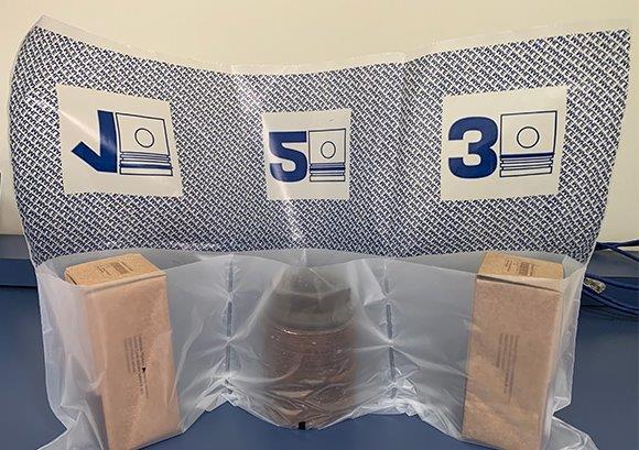 Embalagem bolsa canguru para armazenamento