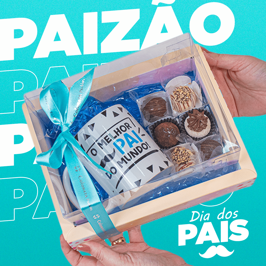 Embalagem especial Kit dia dos Pais