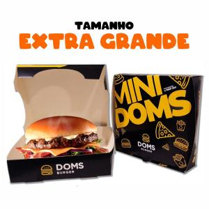 EMBALAGEM HAMBURGUER (Extra Grande)