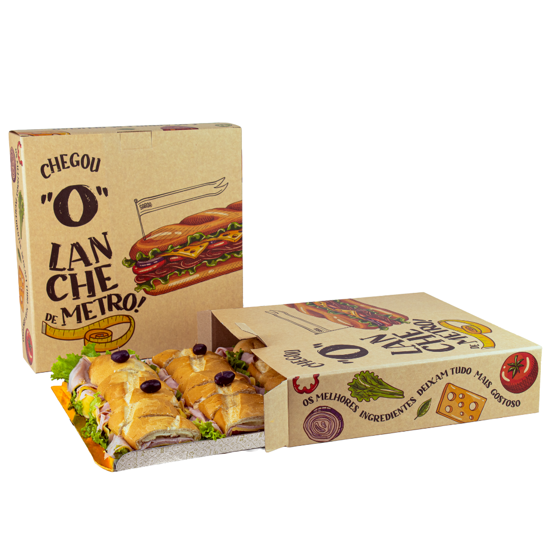 Embalagem Lanche de Metro Delivery - Pris Embalagens