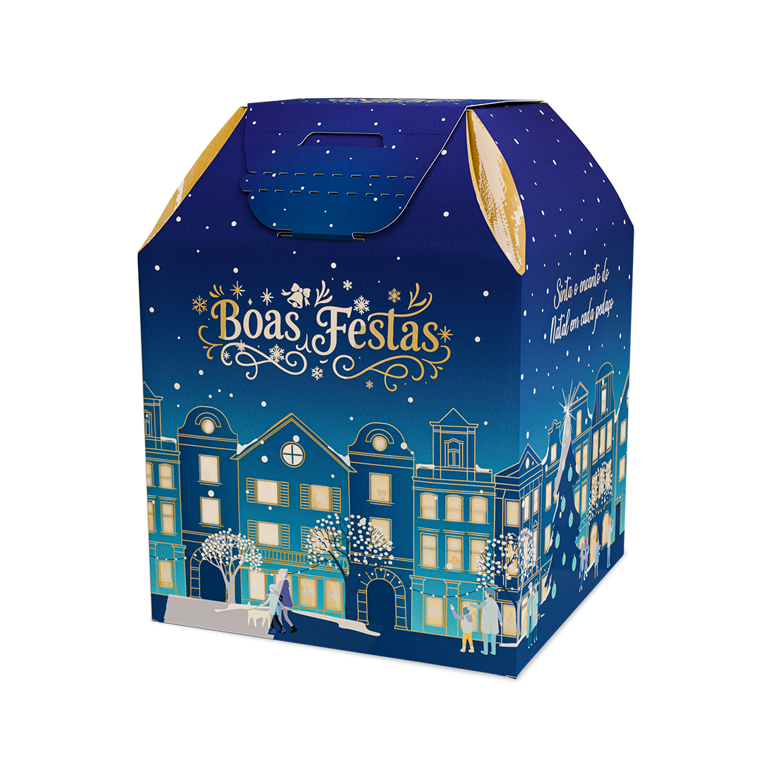 Embalagem para Panetone - Doce Noite de Natal - Pris Embalagens