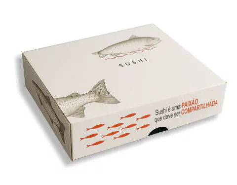 Embalagem Sushi Delivery - Combinado Tam. G -25,5 X 21,5 X 4,2cm- A partir de R$ 3,25 und.
