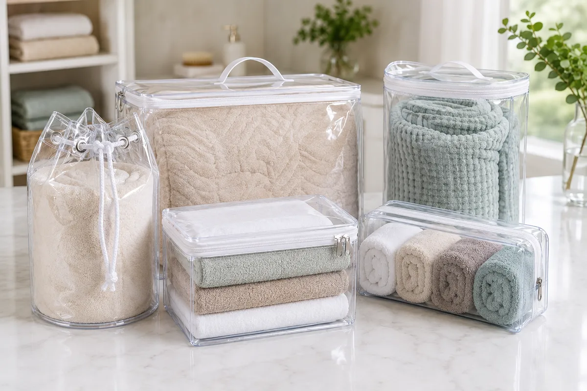 Embalagens de PVC para Cama, Mesa e Banho
