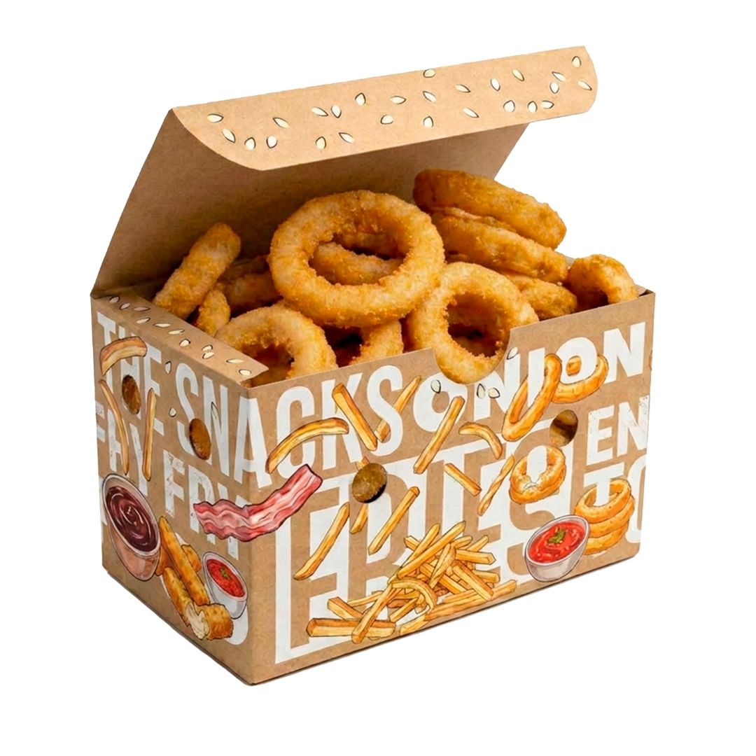 Embalagens Kraft para Fritas, Petiscos e Porções - Pris Embalagens