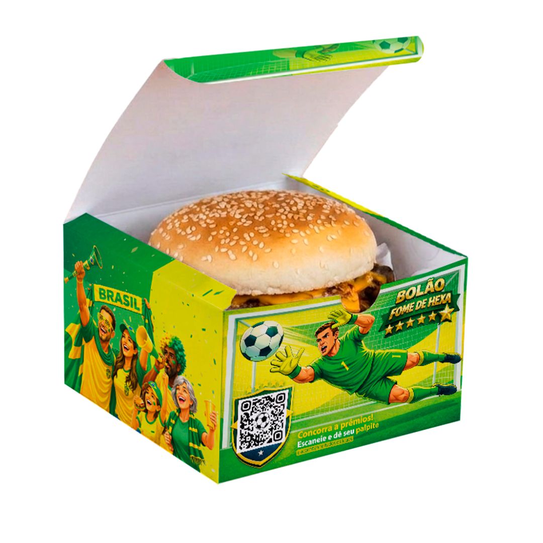 Embalagens para Hamburgueria Copa do Mundo - Pris Embalagens