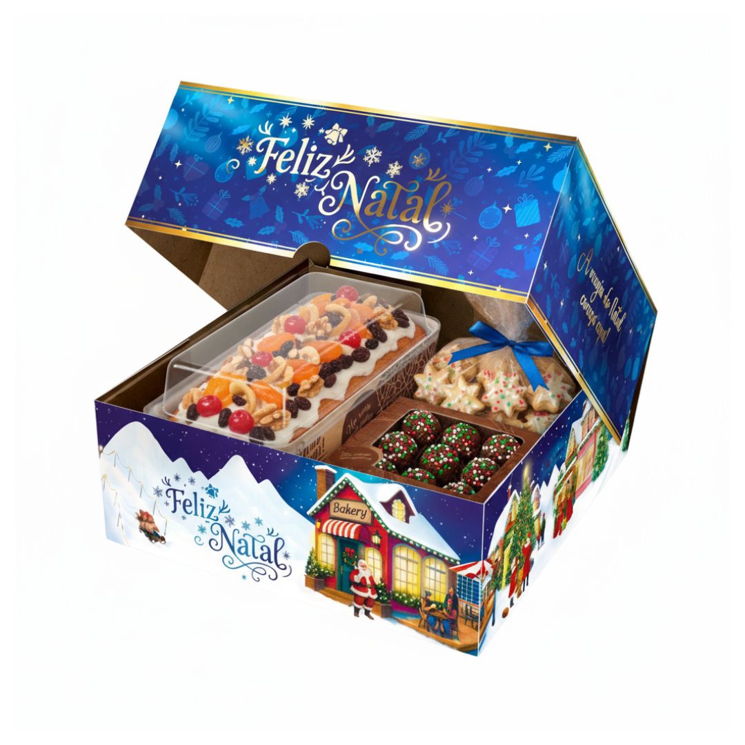 Embalagens para Tortas e Kits Natal - Doce Noite de Natal Pris Embalagens