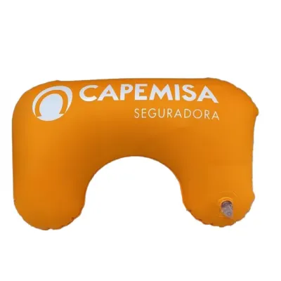 Encosto de pescoço laranja