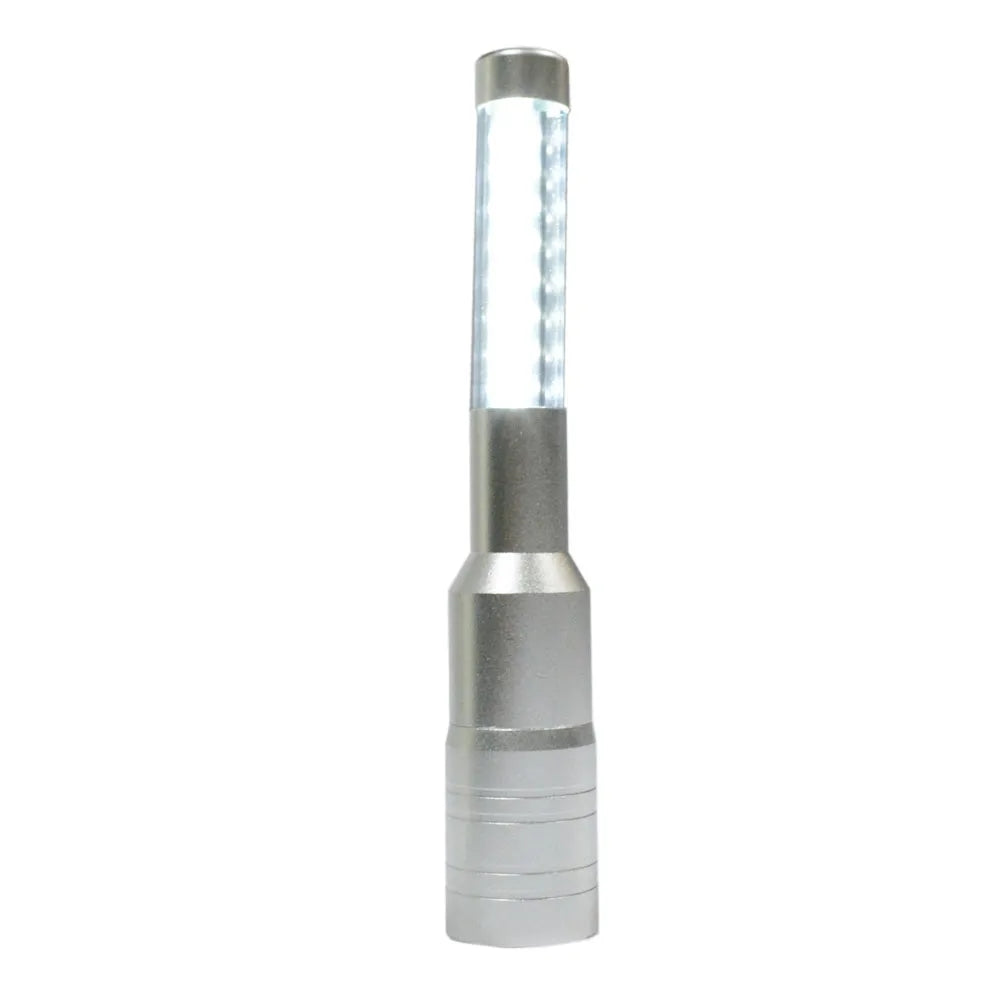 Enfeite Led Para Garrafa Modelo Strobo - Prata