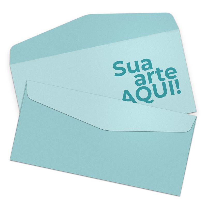 Envelope Carta Personalização Total -  11,3 x 23 cm