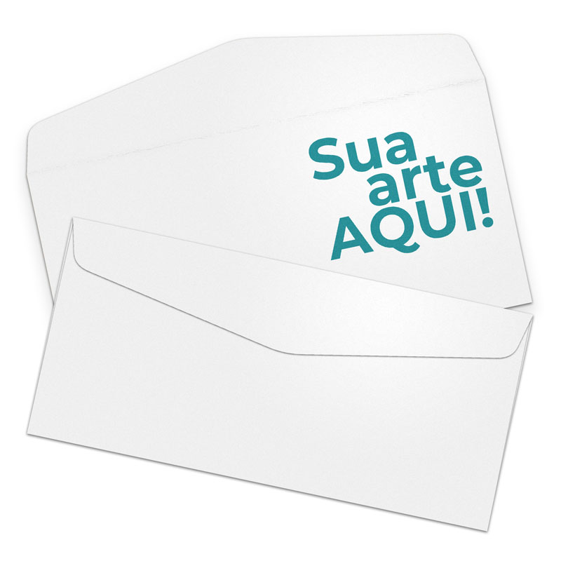 Envelope Carta Personalizado 22,9 x 11,4 cm