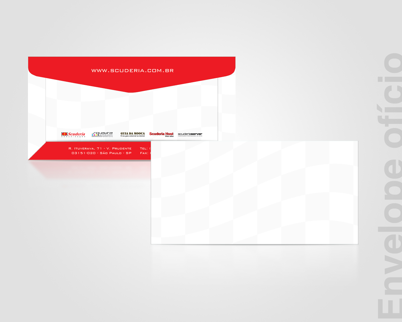 Envelopes ofício da Scuderia