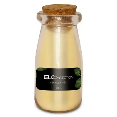 Escalda Pes Personalizadoem Pote de Vidro 100g