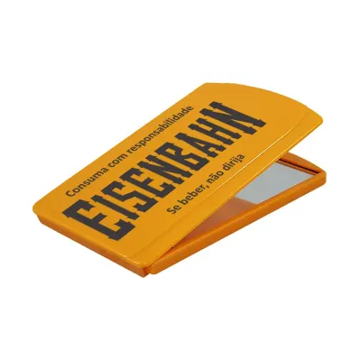 Espelho de Bolsa Amarelo Plastico Premium