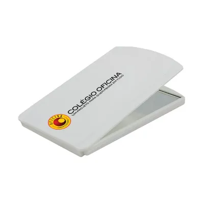 Espelho de Bolsa Branco Plastico Premium