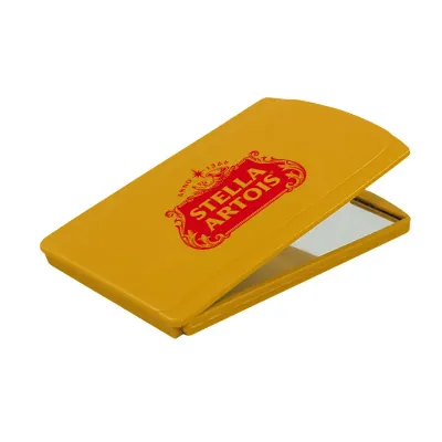 Espelho de Bolsa Dourado Plastico Premium