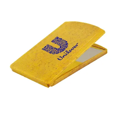 Espelho de Bolsa Fibra Madeira Green Colors Amarelo