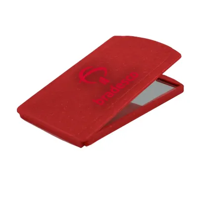 Espelho de Bolsa Fibra Madeira Green Colors Vermelho