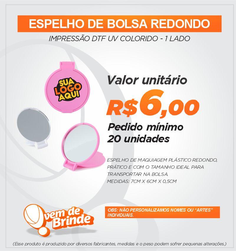 Espelho de Bolsa Redondo